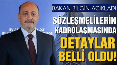 Sözleşmelilerin kadrolaşmasında detaylar belli oldu!
