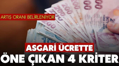 Asgari ücreti bu 4 kriter belirleyecek