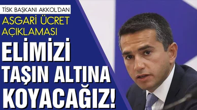 TİSK'ten asgari ücret açıklaması: Elimizi taşın altına koyacağız