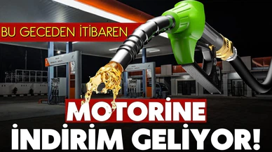 Motorine indirim geliyor!