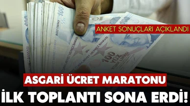 Asgari ücret belli oluyor! İlk toplantı sona erdi!