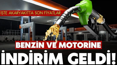 Benzin ve motorine büyük indirim!