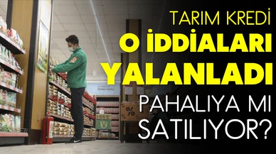 Tarım Kredi'den "ürünlerin pahalıya satıldığı" iddiasına yalanlama
