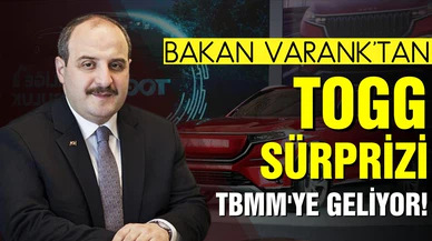 Bakan Varank, bütçe görüşmelerine Togg ile gelecek!