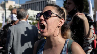 Yunanistan'da hayat pahalılığına karşı eylem!