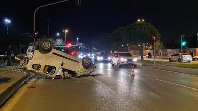 Önce kaza yaptı, sonra olay yerinden kaçtı!
