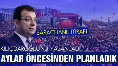 İmamoğlu'ndan Saraçhane itirafı: Kararı aylar öncesinden aldık