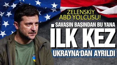 Zelenskiy ABD yolcusu! Savaşın başından beri ilk kez!