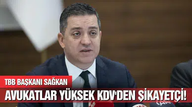 Türkiye Barolar Birliği Başkanı: "Avukatlık hizmetlerinde KDV oranı düşürülsün"