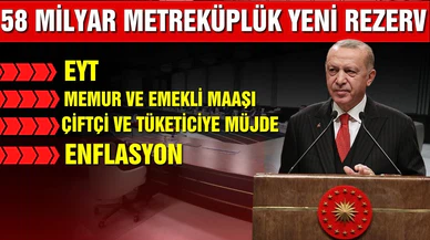 Cumhurbaşkanı Erdoğan müjdeledi! 58 milyar metreküplük yeni rezerv!