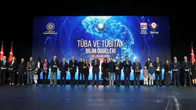 "TÜBİTAK ve TÜBA Bilim Ödülleri" sahiplerini buldu