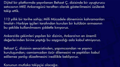 Ankaragücü'nden Behzat Ç. tepkisi! "Özür Dileyin"