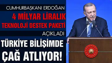 Cumhurbaşkanı Erdoğan: Türkiye bilişimde çağ atlıyor!