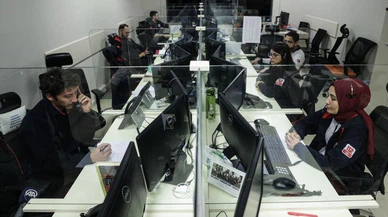 Ankara 112 Acil Çağrı Merkezi'nde yılbaşı mesaisi