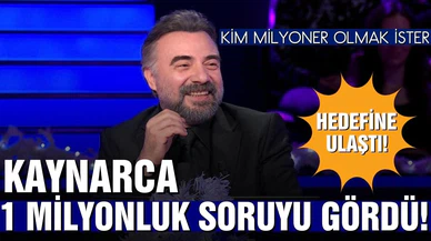 Oktay Kaynarca Kim Milyoner Olmak İster'de bir milyonluk soruyu gördü!