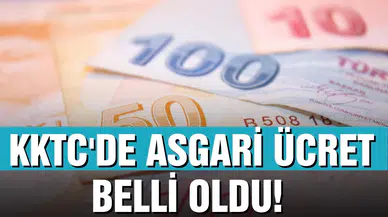 KKTC'de 2023 için asgari ücret belli oldu!