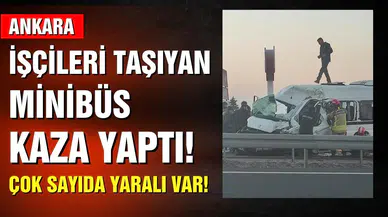 Ankara Eskişehir yolunda kaza! Çok sayıda yaralı var!