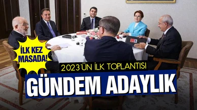 Altılı Masa, adaylık gündemiyle toplanıyor