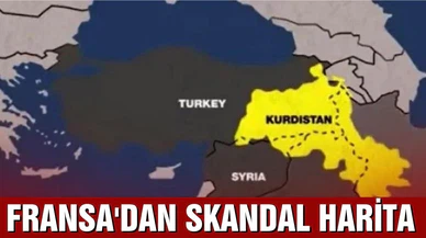 Fransa'dan skandal harita