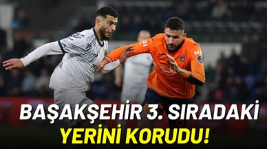 Medipol Başakşehir 3. sıradaki yerini korudu