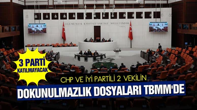 Dokunulmazlık dosyaları komisyonda