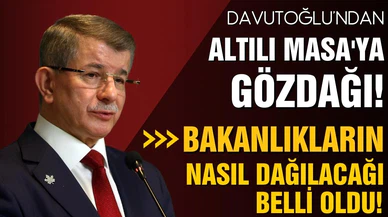 Davutoğlu'ndan masaya gözdağı!