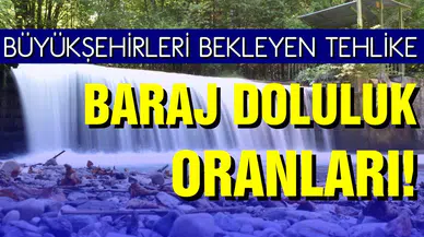 Büyükşehirleri bekleyen tehlike! Baraj doluluk oranları çok düşük!