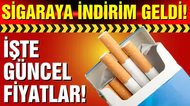 Sigaraya indirim geldi!