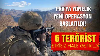 MSB duyurdu: 6 terörist etkisiz hale getirildi! PKK'ya yönelik yeni operasyon başlatıldı!