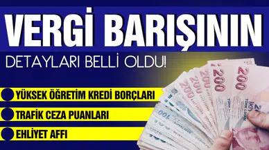 Vergi Barışının Detayları Belli Oldu!