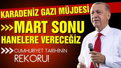 Erdoğan'dan doğalgaz müjdesi: "Mart sonunda hanelere vermeye başlıyoruz"