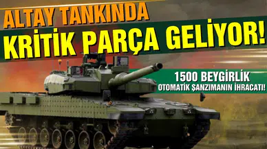 Altay Tankında kritik parça geliyor! O ülkeyle sözleşme imzalandı!