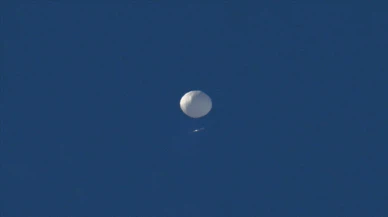 Çin'in casus balonu Amerikan ordusu tarafından düşürüldü