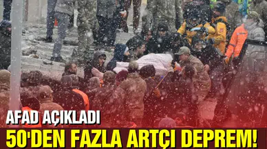 AFAD açıkladı! 7,4'lük felakette en büyüğü 6.6 büyüklüğünde 50’den fazla artçı