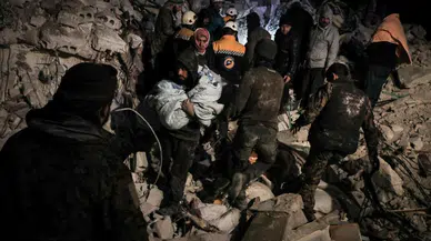 Depremlerden etkilenen Suriye'de ölenlerin sayısı 1602'ye yükseldi