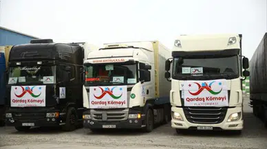 Azerbaycan, Türkiye'ye 1000'den fazla çadır gönderdi