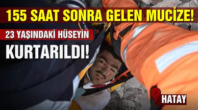 Antakya'da depremin 155. saatinde zihinsel engelli genç enkazdan kurtarıldı