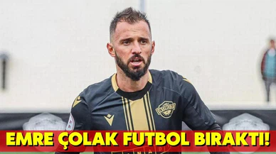 Emre Çolak futbolu bıraktığını duyurdu!