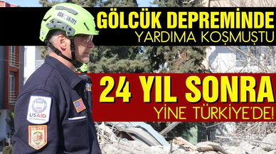 ABD'li yardımsever, Gölcük Depremi'nden 24 yıl sonra yine Türkiye'de!
