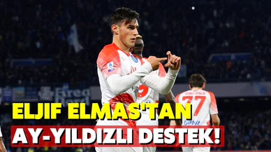 Eljif Elmas'tan depremzedelere ay-yıldızlı destek!