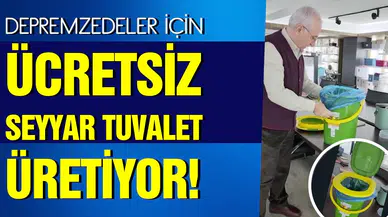 Seyyar tuvalet bölgede çözüm sağlıyor!