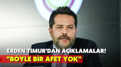 Erden Timur'dan depremle ilgili açıklamalar! "Böyle bir afet yok"