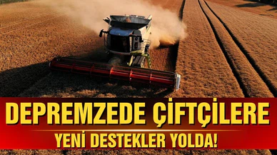 Depremzede çiftçiye ekonomik destek