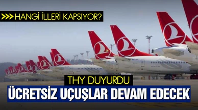THY ücretsiz tahliye uçuşlarına devam edecek