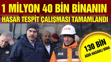 Hasar tespit çalışması: 130 bin ağır hasarlı bina mevcut!