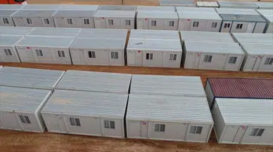 Adıyaman'da geniş bir alana konteyner kent kuruluyor