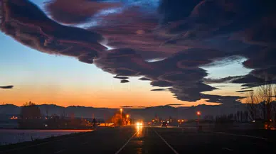 Van'da mercek bulutları görüldü