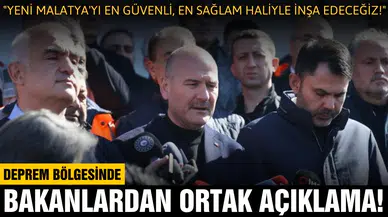 Bakanlardan Malatya'da ortak açıklama