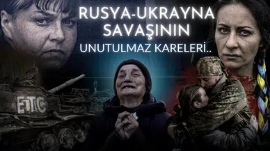 Rusya-Ukrayna savaşının birinci yılında unutulmaz kareler!
