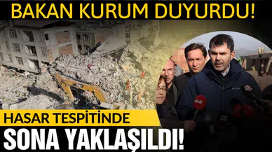 Deprem bölgesinde hasar tespitinde sona yaklaşıldı!